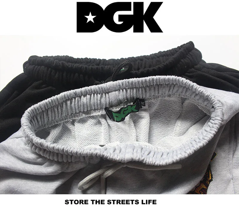 Летний стиль шорты Dgk Для мужчин Для женщин высокое Качественный хлопок Тигр шорты Dgk модная уличная шнурком шорты DGK