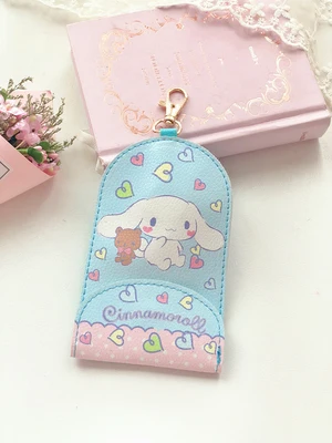 see chart IVYYE 1 шт. белая собака Doraemon аниме плюшевый держатель для карт PU мультфильм Кредитные ID сумки на молнии монета автобус карта Ключ Дети Девочки Подарки Новинка - Цвет: see chart