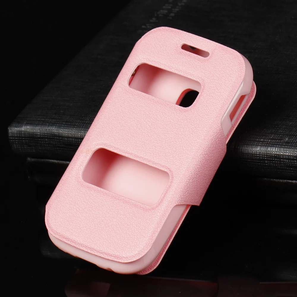 Из искусственной кожи 3.27For samsung galaxy young s6310 чехол для samsung galaxy young s6312 откидная крышка для сотового телефона чехол