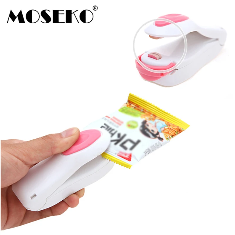 

MOSEKO 1 шт. портативная Бытовая мини-машина для запечатывания тепла ИМПУЛЬСНЫЙ ГЕРМЕТИК уплотнитель упаковочная пленка пластиковый пакет упа...