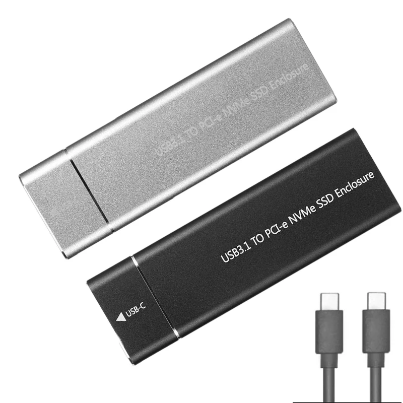 Алюминиевый корпус NVME M.2 для жесткого диска SSD мобильного телефона коробка Type-c к