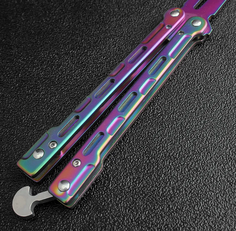 KKWOLF Новый BM42 нож из нержавеющей стали balisong с бабочкой тренировочный