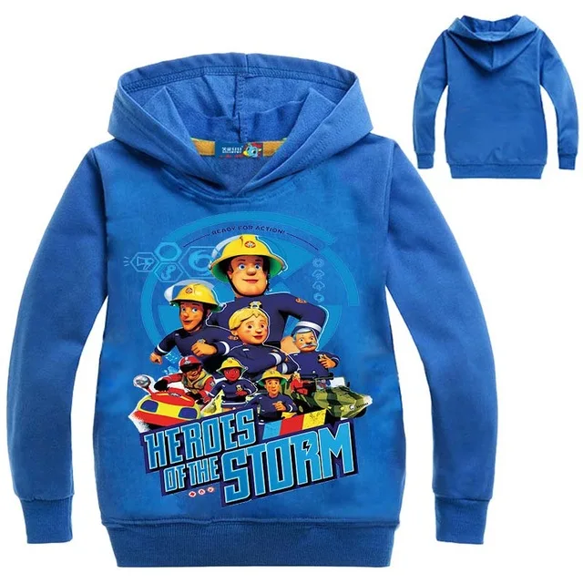 Толстовка с капюшоном для костюмированной вечеринки изображением пожарного