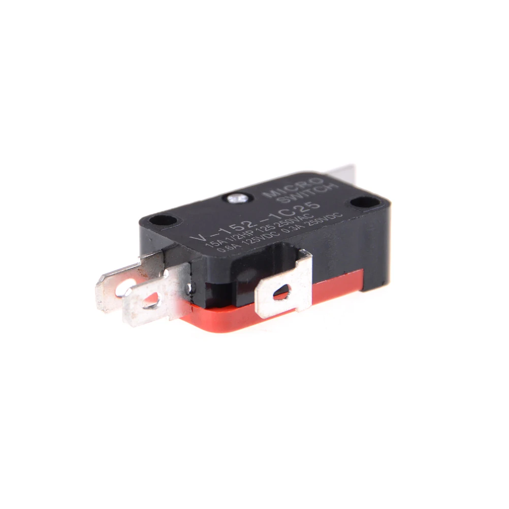 5 шт./лот микропереключатель концевой выключатель V-152-1C25 SPDT 1NO 1NC 3Pin короткие