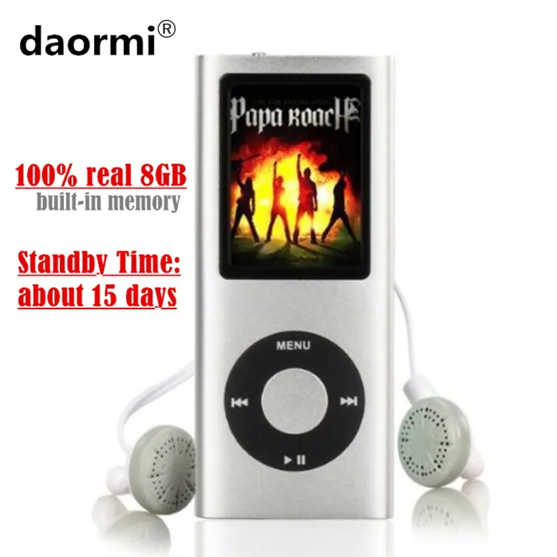 

50p High Quality LCD 1.8inch 8GB (Virtual 32GB) Sport MP3 Player Music Playing 4th gen with FM Radio E-book HD Video MP3 Player