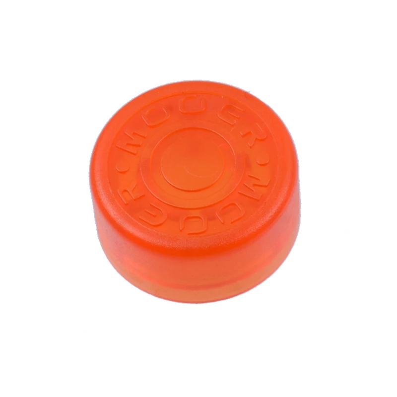 Orange x12Pcs 12 шт. Mooer Candy Footswitch Topper пластиковая ручка Footswitch протектор для гитары педаль эффектов многоцветный - Цвет: Orange x12Pcs