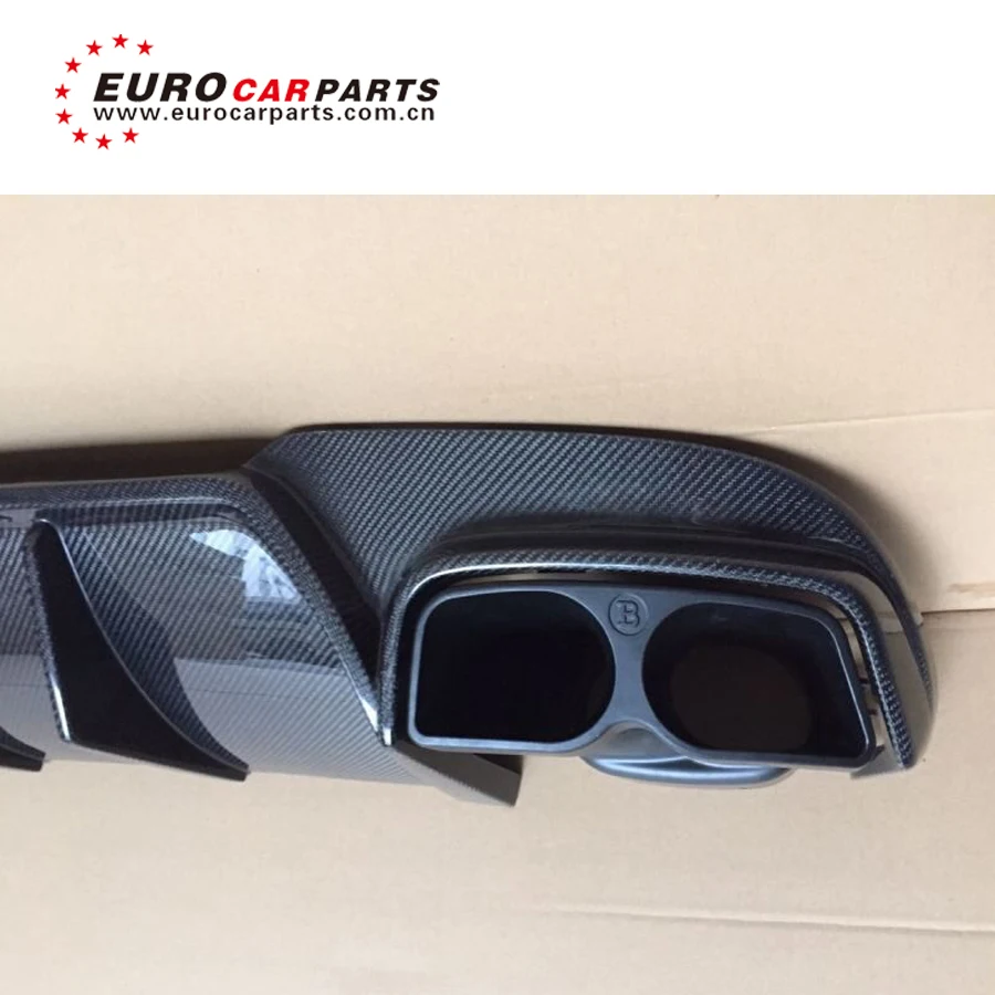 УГЛЕРОДНЫЙ finber диффузор для E63 w212 с наконечниками exhuast w212 AM диффузор и наконечники глушителя углеродный finber материал стиль
