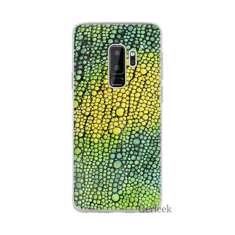 Desxz Escamas Serpiente чехол для телефона Samsung Galaxy A3 A5 A6 A8 A7 A9 плюс 2018 Защитная крышка |