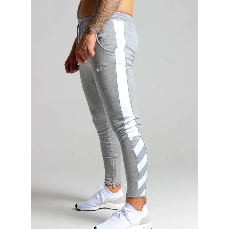 Весна для мужчин брюки девочек модные мужские повседневные Slim Fit s джоггеры