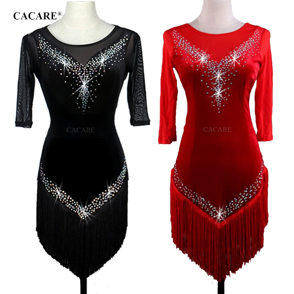 Платье для латинских танцев женское платье сальсы Танго Гэтсби костюм
