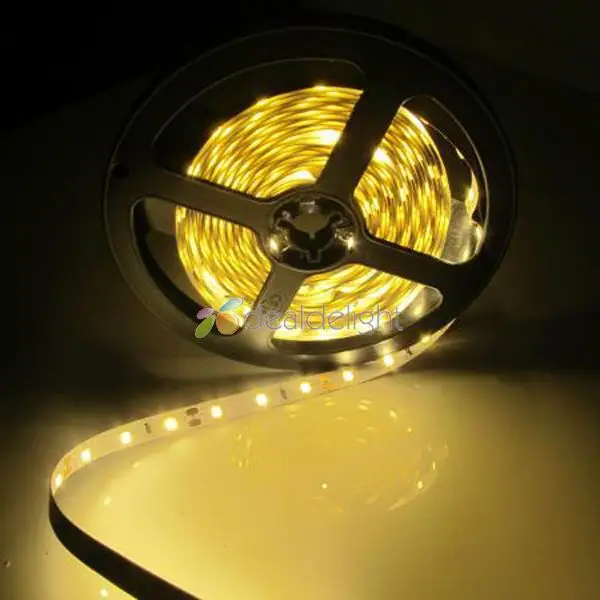 

5M High Quality 2835 SMD 300 60LEDs/m Warm White LED Strip Light Non-Waterproof