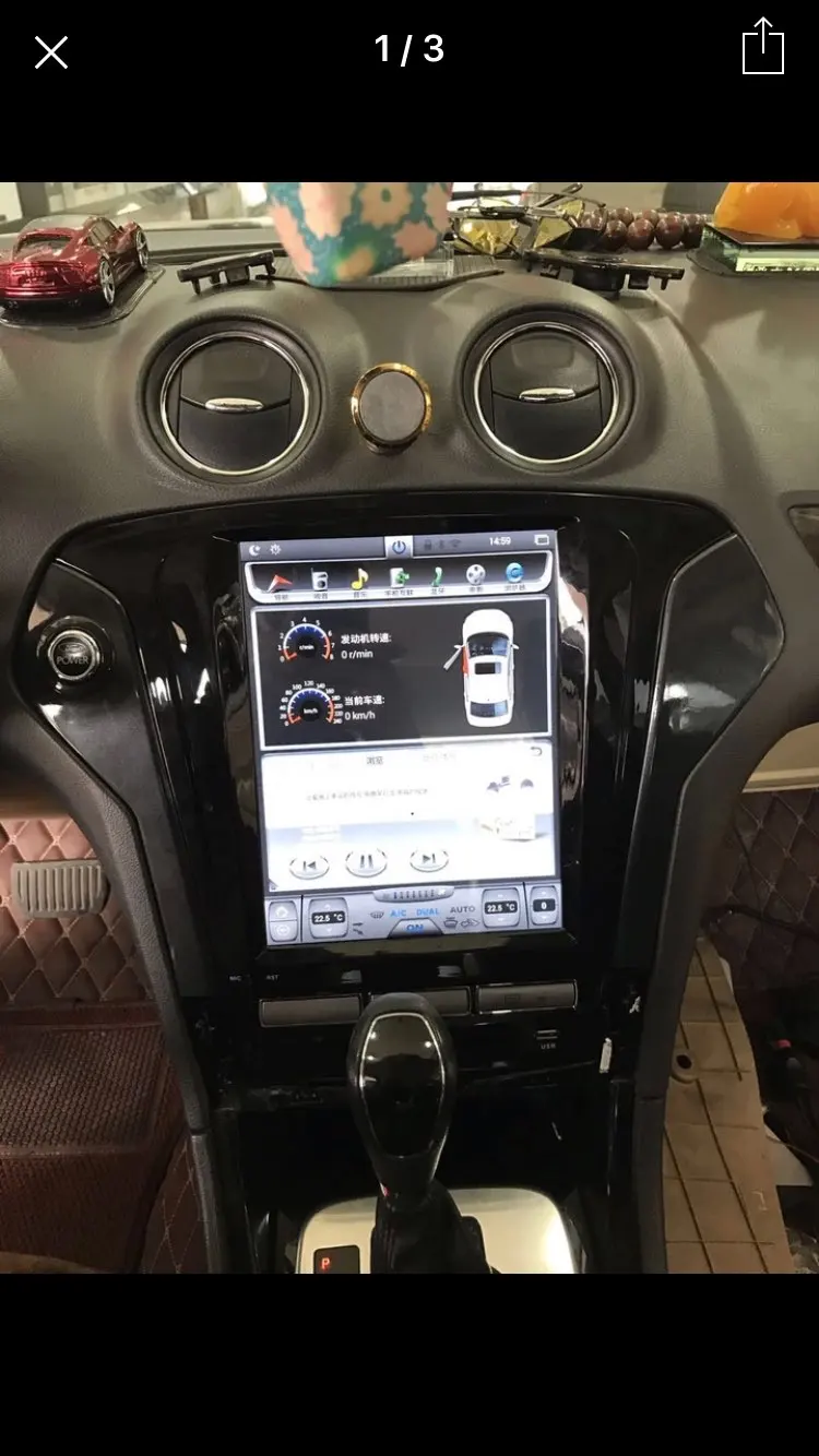 10,4 ''Tesla стиль Android 8,1 автомобильный DVD gps плеер для Ford Mondeo fusion 2007 2008 2009 2010 2011 2012 2013 PX6 CARPLAY
