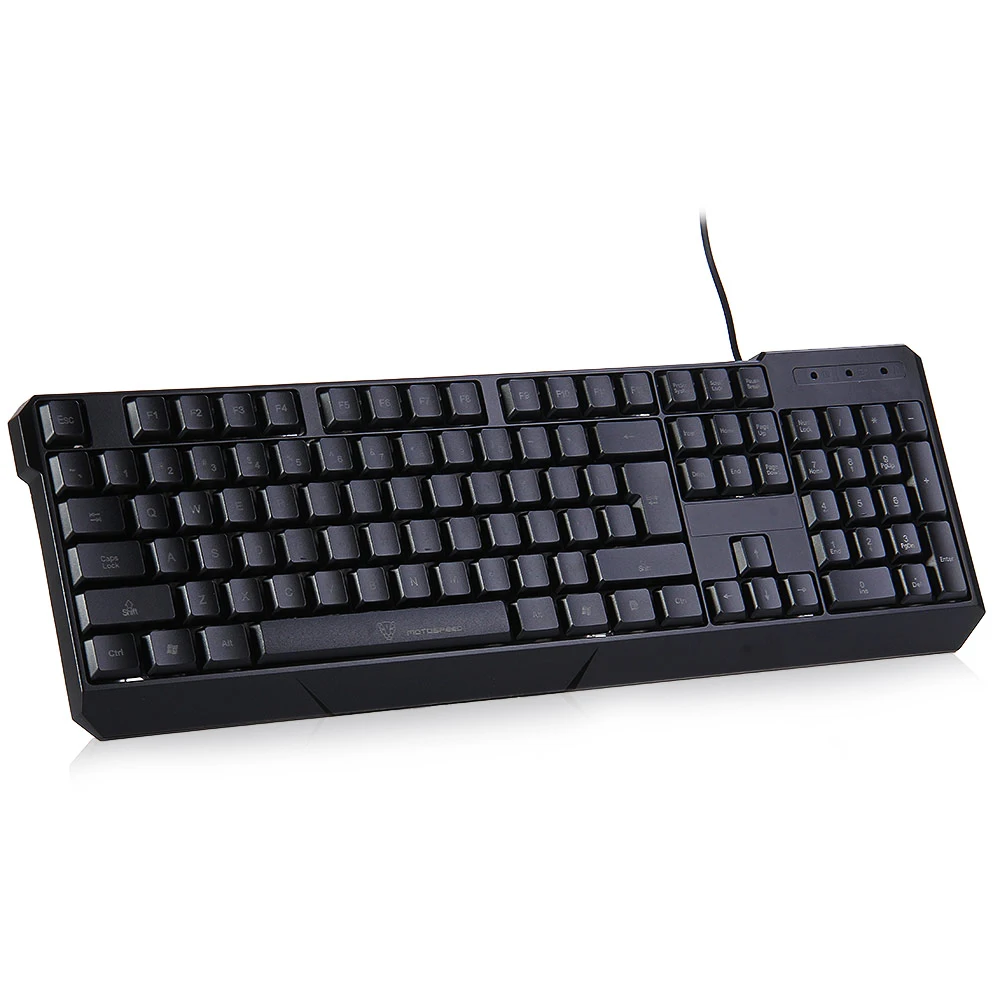 MotoSpeed K70L USB Проводная игровая клавиатура мышь набор водостойкая комбо со
