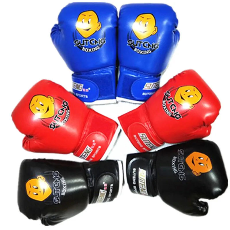1 Set 55cm Kids Children Boxing Bag Cover Pro Durable PU Leather Sandbag Sanda Punching Empty And Gloves |