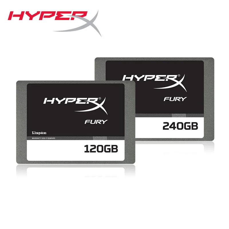 Kingston HyperX FURY SSD 120 ГБ Внутренний твердотельный накопитель SATA III игровой HDD HD диско