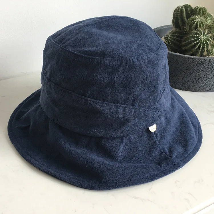 Flodable Замшевая сумка мешок шляпа широкополый Рыбак шапки осень зимняя женская