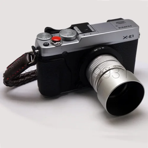 Emolux серебро 35 мм металлическая бленда для объектива 35 мм f1.7 50 мм f1.4 CCTV+ 46 мм крышка объектива