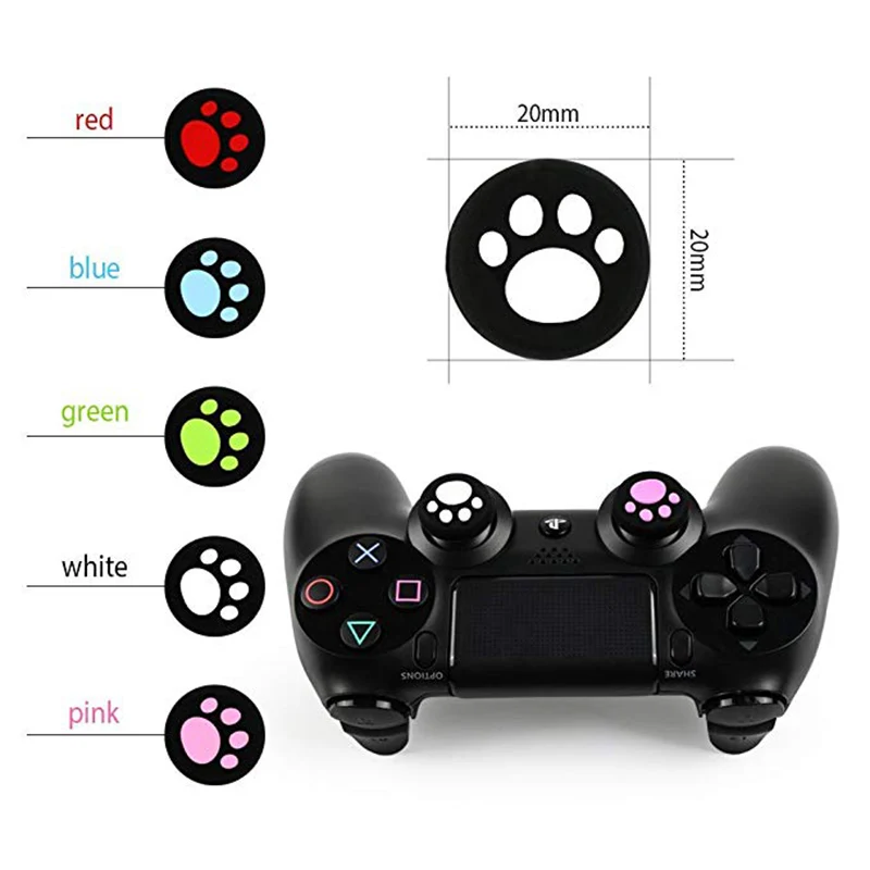 10 шт. силиконовые сменные колпачки для джойстика PS3 PS4 Dualshock 4 Xbox One/360|Запасные