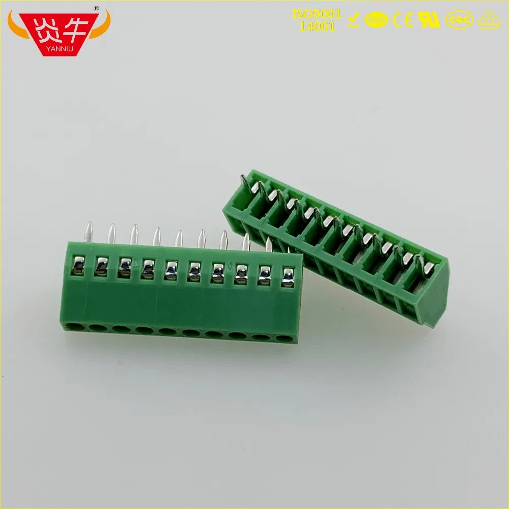 KF308 2 54 мм 10PIN мини PCB Универсальный винтовой клеммный блок DG308 KF128-2.54-10P MPT0 5/10-2 54-1725737