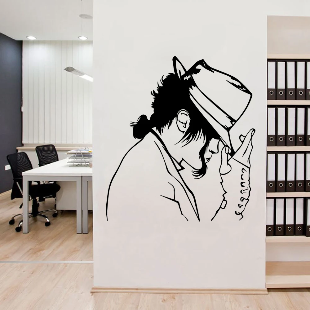 Забавные виниловые самоклеющиеся наклейки с изображением Майкла Джексона для