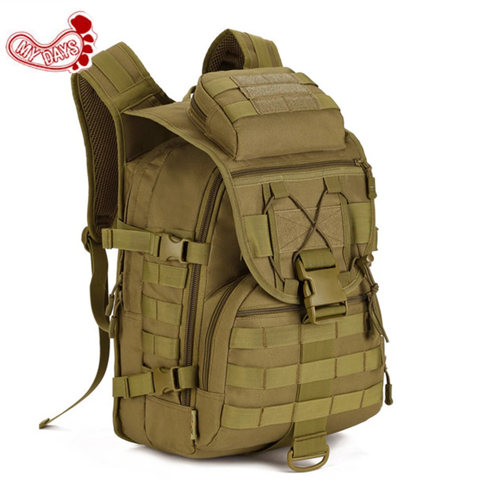 Beste Koop Goedkope 40L Waterdichte 3D Militaire Tactiek Rugzak Rugzak Bag Hike Trek Jacht Rugzak Tactische X7 Suckpack