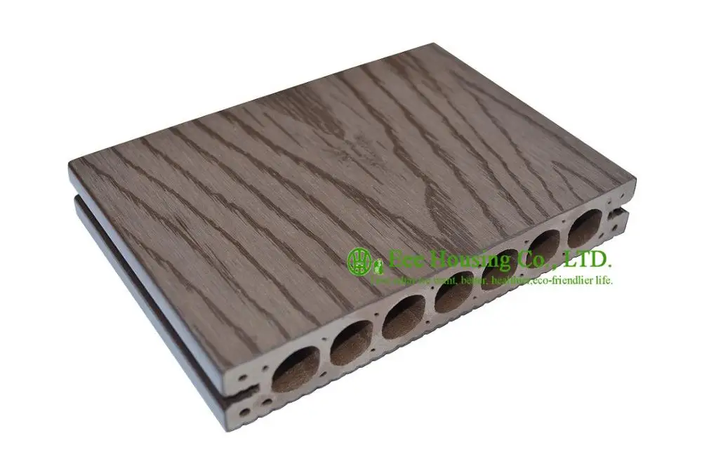 WPC настил с деревянным зерном водонепроницаемая уличная палуба для пола уличный