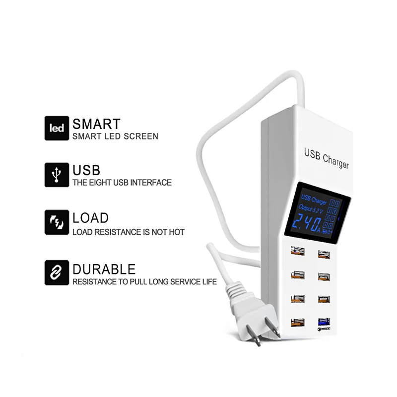 Hkhuibang зарядка для телефона usb зарядное устройство QC 3 0 концентратор