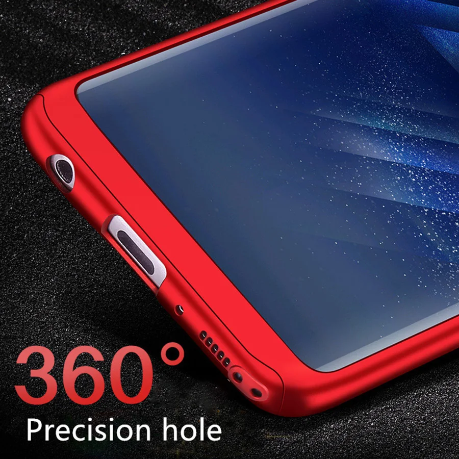 Phone Cover case For Samsung Galaxy A8/A6 Plus J2 Pro S7 Edge S8 S9 360 Degree Frosted Full Body Protection Hard PC Fitted |