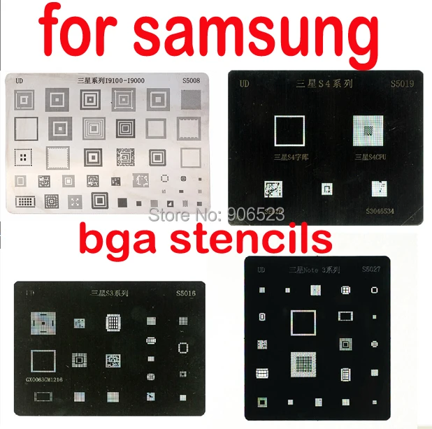 Трафареты BGA для Samsung i9100 i9300 i9500 Galaxy S4 Note 3|i9300 cable|i9300 4gi9300 original |