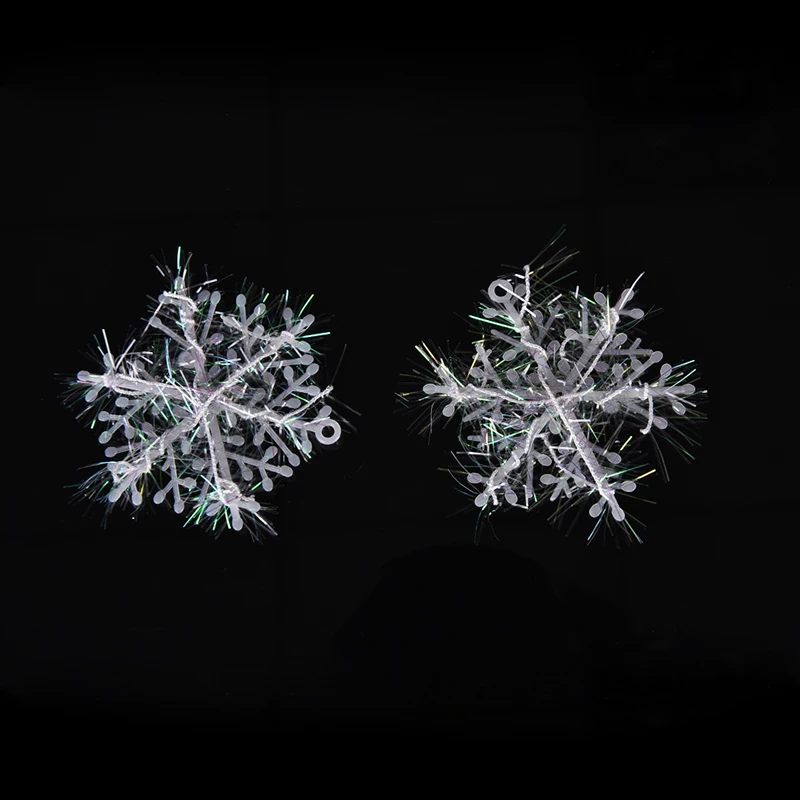 60 шт. украшения для новогодней ёлки 6 см|hanging ornaments|tree decorationwhite snowflake christmas ornaments |