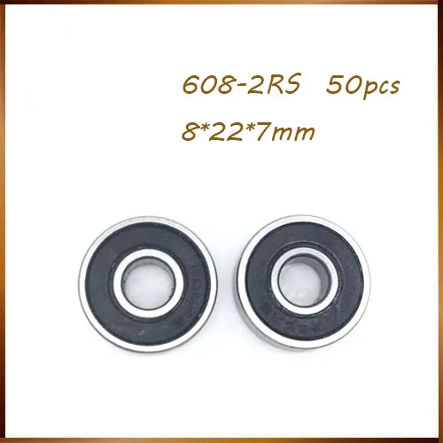 50 шт./лот 608 2RS 608RS R 2280HH 8*22*7 мм Высококачественная Фриза Z3V3 minideep
