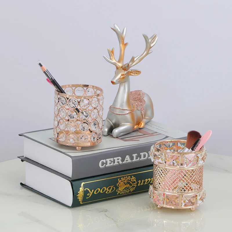 Европейский Креативный кристалл коробка подсвечник ручка держатель Красота