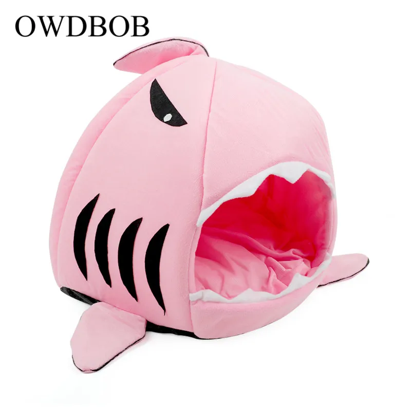 OWDBOB акулы домашняя Лежанка для собаки кошка кушетка для собак питомника для маленьких средних собак Лежанка для сна подушки теплый мягкий котенок Коврик для щенков