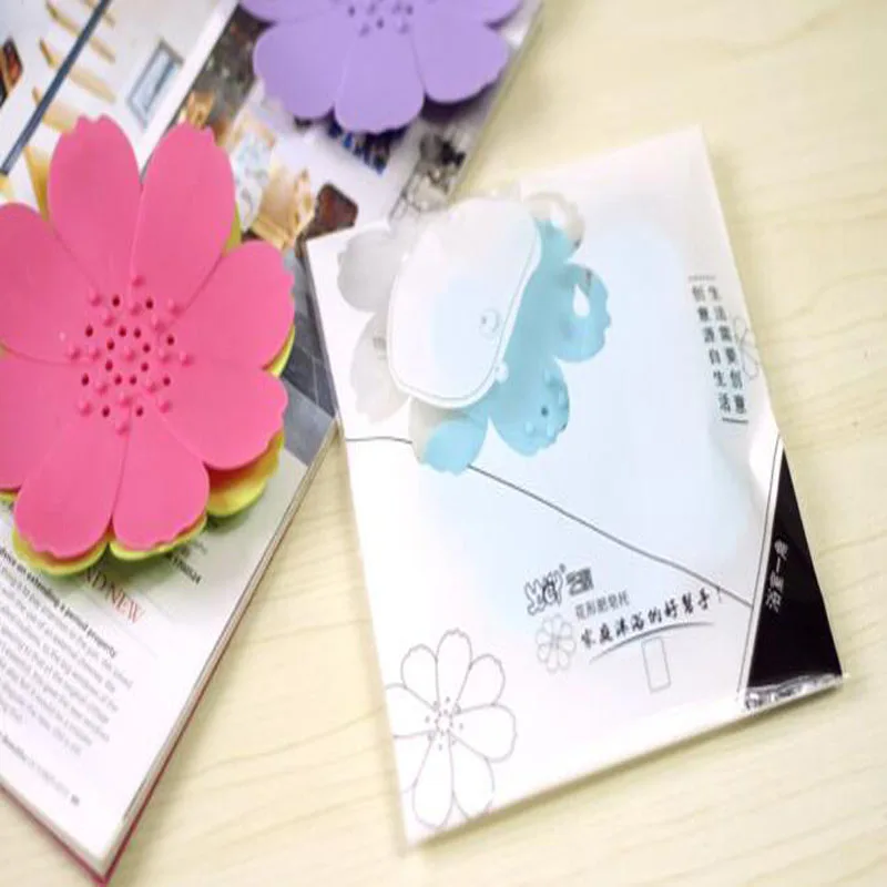 Creative Candy Silicone Soap Flower Style Frame Travel Portable Box | Обустройство дома