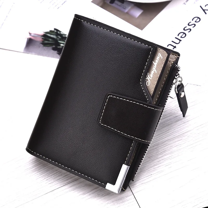 Новый брендовый кошелек мужские кожаные кошельки Короткий Мужской клатч кожаный