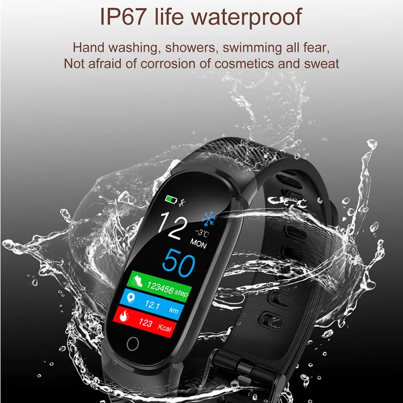 2019 женские спортивные Смарт часы мужские светодиодный водонепроницаемый умный