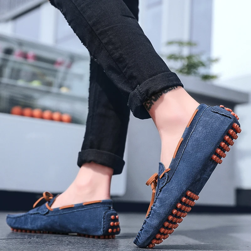 Мужская повседневная обувь из натуральной кожи на плоской подошве; zapatos hombre; Лоферы для вождения; мягкие мокасины; Мужская обувь в британском стиле; Chaussures