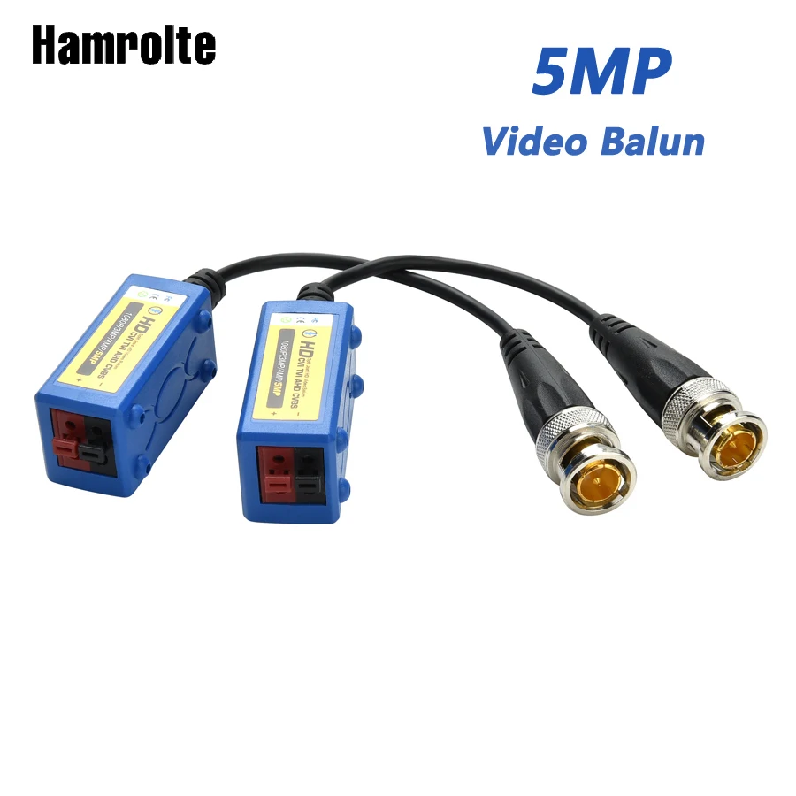 Hamrolte HD Video Balun 5MP/4MP/1080P CVI/TVI/AHD пассивный видео для UTP Cat5/5e/6 пассивные