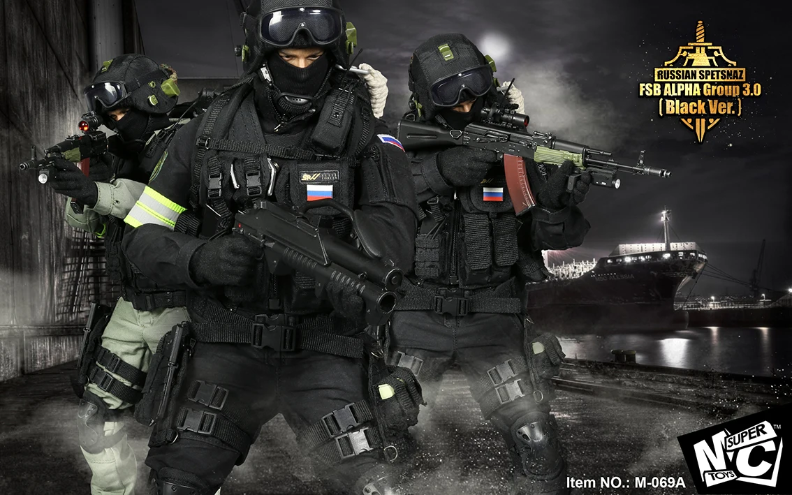 SuperMCTOYS M-069 1/6 русский спецназ FSB Alfa Group 3,0 Набор для 12 дюймовых фигурок DIY