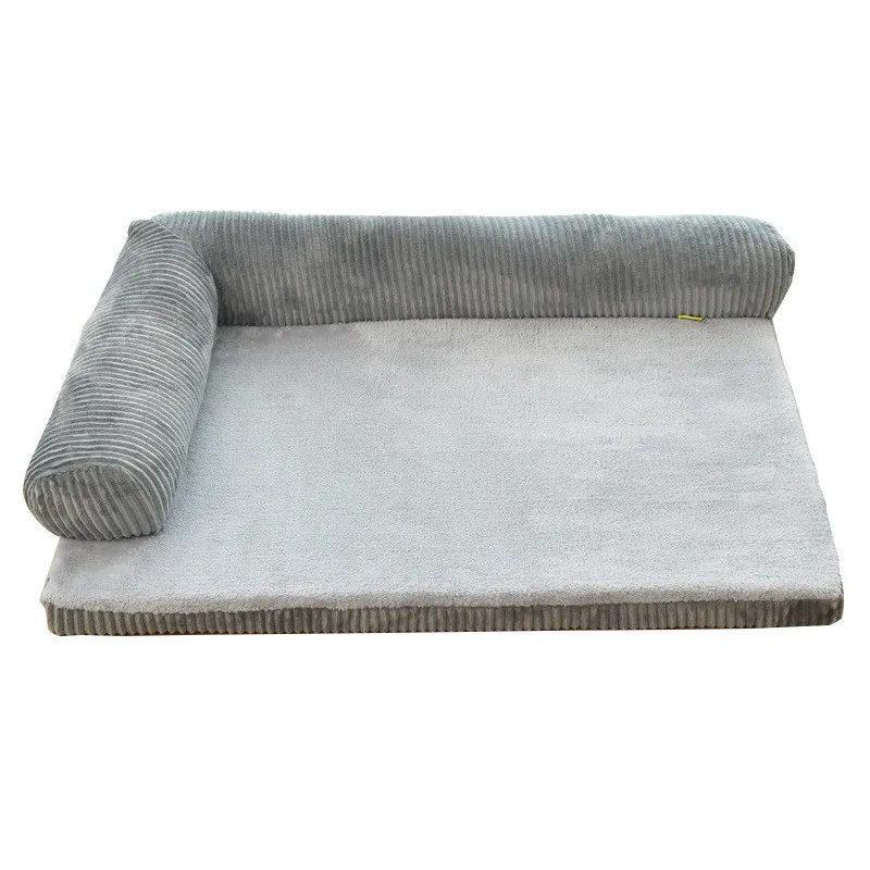 

Luxury Large Dog Bed Sofa Dog Cat Pet Cushion For Big Dogs Washable Nest Cat Teddy Puppy Mat Kennel Square Pillow Pet House
