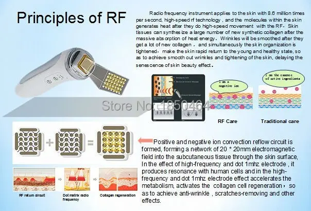 Радиочастотная машина для удаления морщин салона и лифтинга Утяжелитель кожи