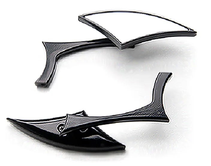 Абсолютно новые пользовательские зеркала заднего вида черная пара для Yamaha Stratoliner