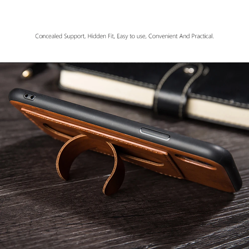 Pu Lether Luxury Phone Case for iPhone Xr Xs Max Cover 6s Plus 7 8 with Holder Red Black Green |