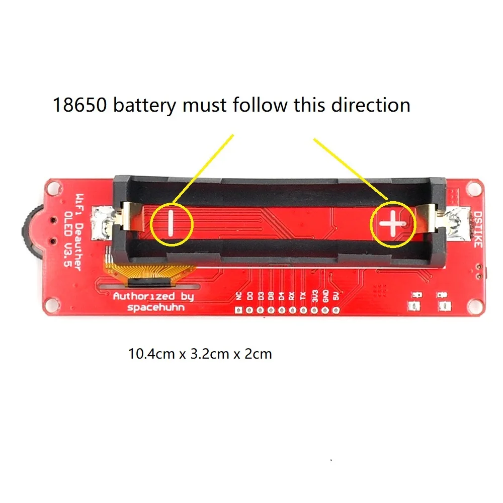 Внешний аккумулятор DSTIKE с антенной 1 3 OLED 8 дБ 2 А 2USB порта 18650 А|Детали и аксессуары|