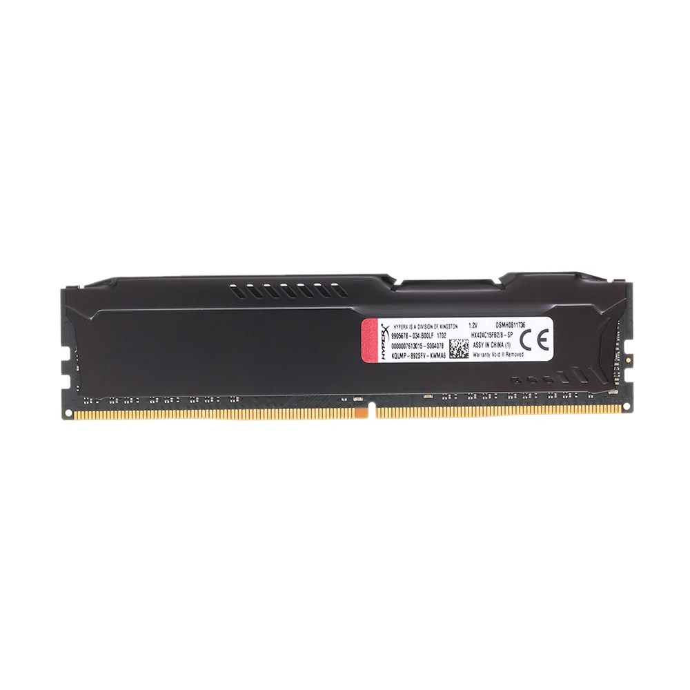 Kingston HyperX FURY 4GB 8GB 16GB DDR4 2400MHz PC RAM Память DIMM 288 pin настольная Ram Внутренняя для