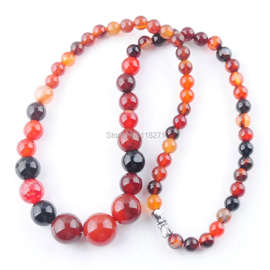 WOJIAER Бесплатная доставка Модные женские ювелирные изделия круглые бусины 6-14 мм