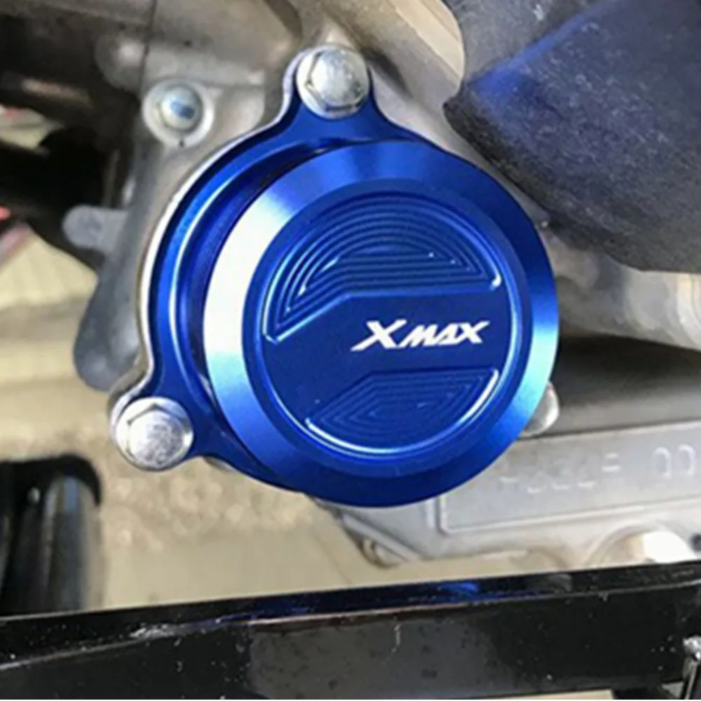 Blue Модифицированная мотоциклетная xmax крышка радиатора моторного масла топливный фильтр Защита радиатора Крышка для yamaha xmax 125 250 300 400 - Цвет: Blue