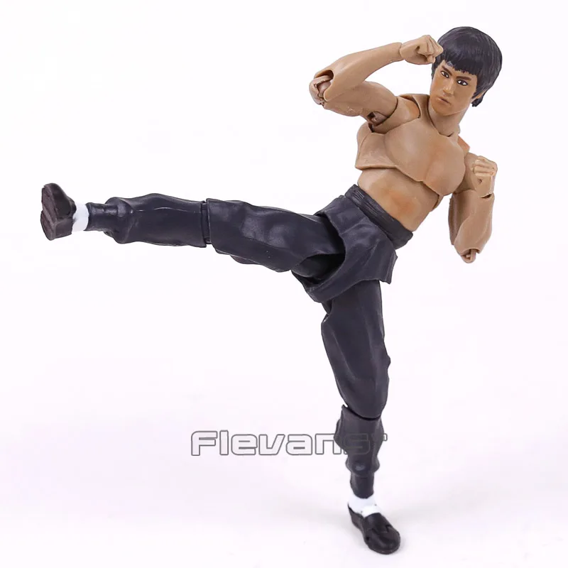 Крутой Брюс Ли Кунг Фу ПВХ фигурка Коллекционная модель игрушки 13,5 см
