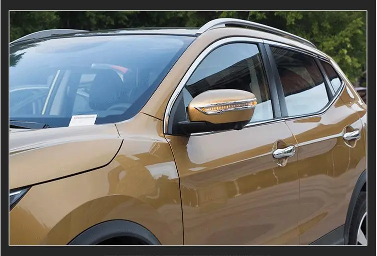 Для Nissan Qashqai X Trail 2016 2019 Мурано Rogue Juke боковое зеркало хромированная накладка литья