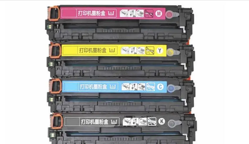 4 шт./компл. новый тонер картридж CF400A совместимый для HP 201A M252 277N M277 252DW цветной
